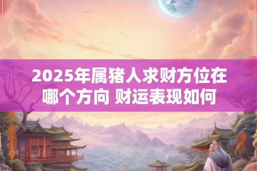 2025年属猪人求财方位在哪个方向 财运表现如何