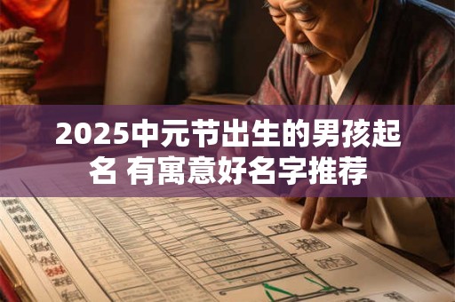 2026中元节出生的男孩起名 有寓意好名字推荐 2026中元节出生的男孩起名 有寓意好名字推荐