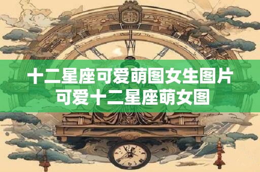 十二星座可爱萌图女生图片 可爱十二星座萌女图