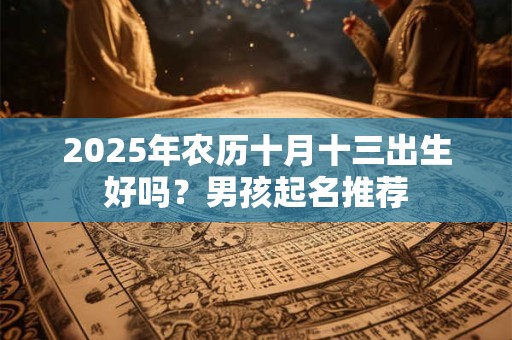 2025年农历十月十三出生好吗?男孩起名推荐 2025年农历十月十三出生好吗?男孩起名推荐