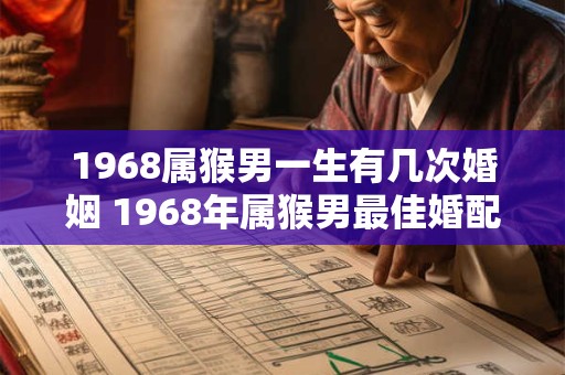 1968属猴男一生有几次婚姻 1968年属猴男最佳婚配 1968属猴男一生有几次婚姻 1968年属猴男最佳婚配