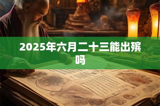 2025年六月二十三能出殡吗 2025年六月二十三能出殡吗