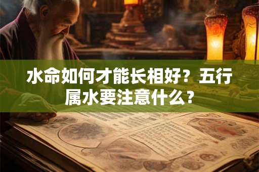 水命如何才能长相好？五行属水要注意什么？