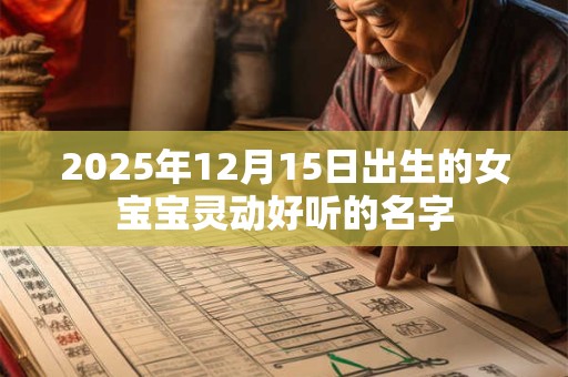 2025年12月15日出生的女宝宝灵动好听的名字 2025年12月15日出生的女宝宝灵动好听的名字
