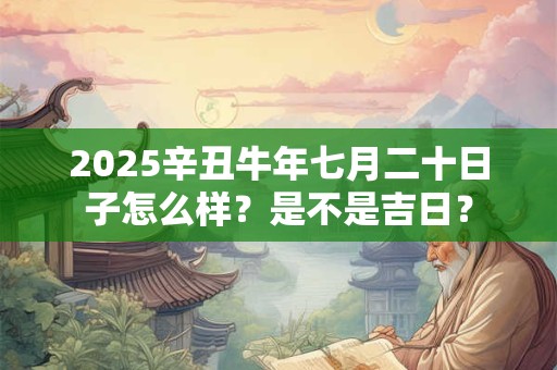2025辛丑牛年七月二十日子怎么样？是不是吉日？