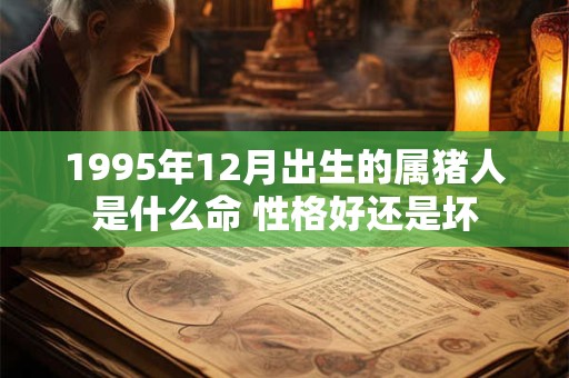 1995年12月出生的属猪人是什么命 性格好还是坏