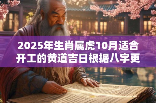 2025年生肖属虎10月适合开工的黄道吉日根据八字更加精准