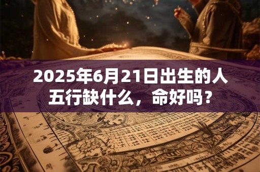 2025年6月21日出生的人五行缺什么，命好吗？