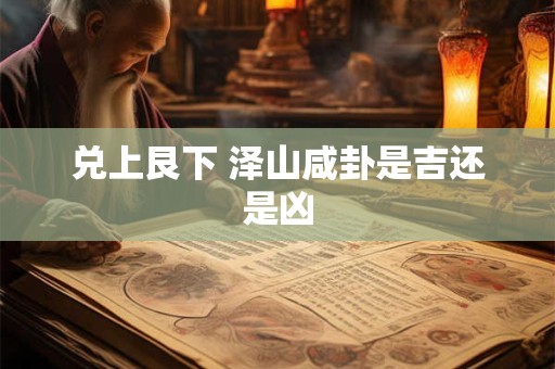 兑上艮下 泽山咸卦是吉还是凶