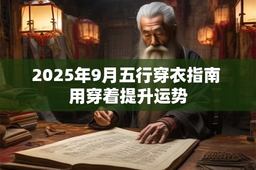 2025年9月五行穿衣指南 用穿着提升运势