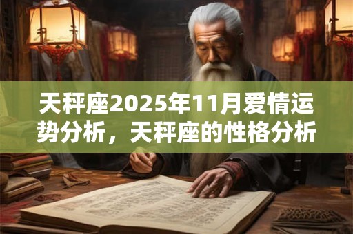 天秤座2025年11月爱情运势分析，天秤座的性格分析
