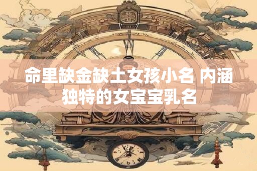 命里缺金缺土女孩小名 内涵独特的女宝宝乳名