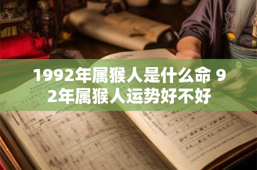 1992年属猴人是什么命 92年属猴人运势好不好 1992年属猴人是什么命 92年属猴人运势好不好