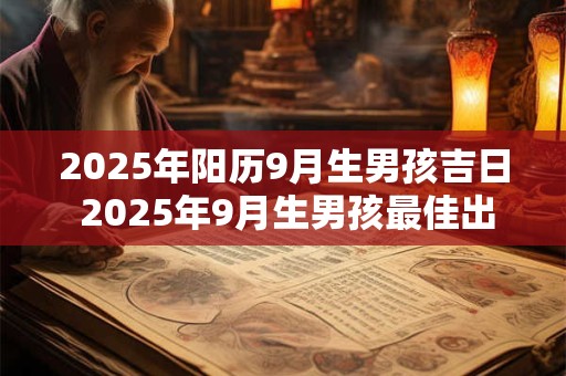 2025年阳历9月生男孩吉日 2025年9月生男孩最佳出生日期