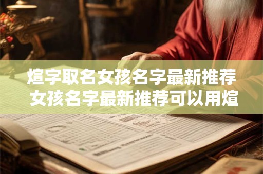 煊字取名女孩名字最新推荐 女孩名字最新推荐可以用煊字取名吗