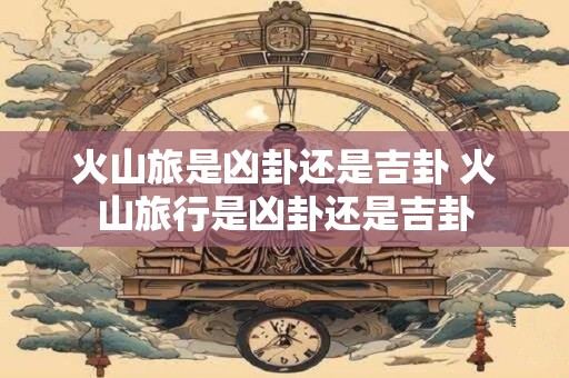 火山旅是凶卦还是吉卦 火山旅行是凶卦还是吉卦
