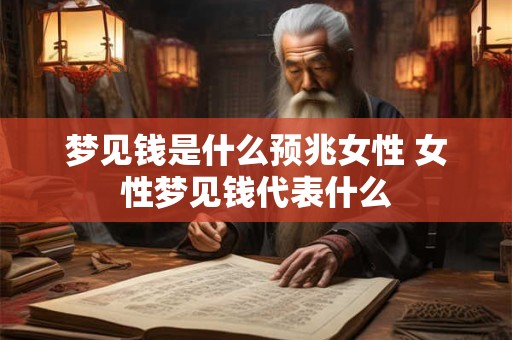 梦见钱是什么预兆女性 女性梦见钱代表什么