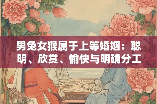 男兔女猴属于上等婚姻：聪明、欣赏、愉快与明确分工