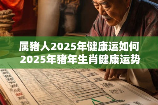 属猪人2026年健康运如何 2026年猪年生肖健康运势如何