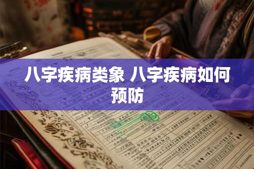 八字疾病类象 八字疾病如何预防