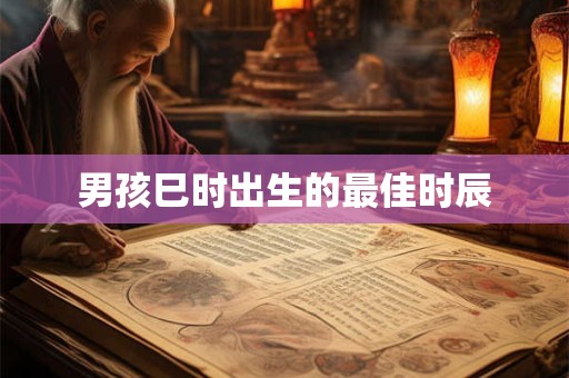 男孩巳时出生的最佳时辰 男孩巳时出生的最佳时辰