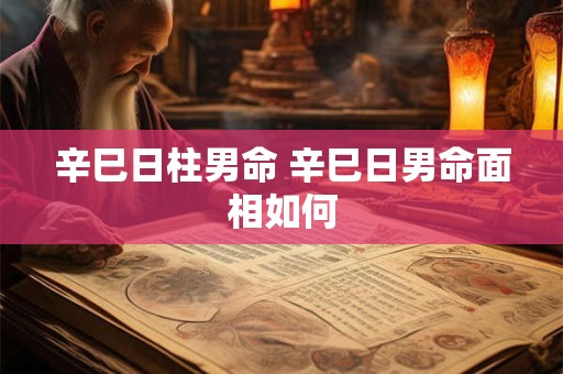 辛巳日柱男命 辛巳日男命面相如何