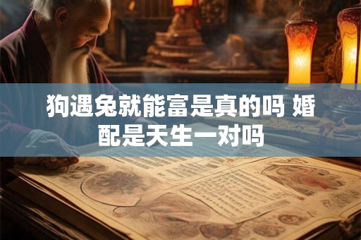 狗遇兔就能富是真的吗 婚配是天生一对吗