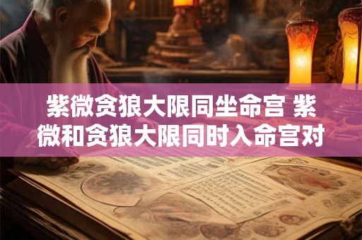 紫微贪狼大限同坐命宫 紫微和贪狼大限同时入命宫对命运有何影响