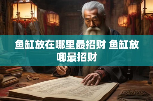 鱼缸放在哪里最招财 鱼缸放哪最招财