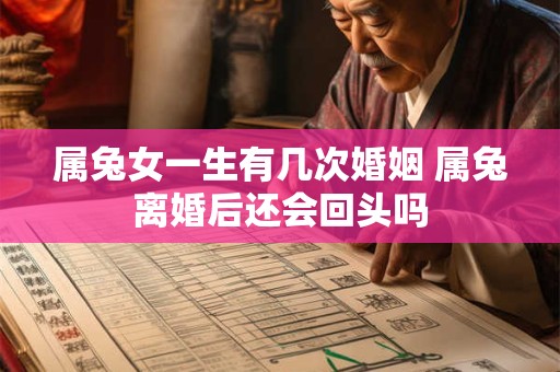 属兔女一生有几次婚姻 属兔离婚后还会回头吗