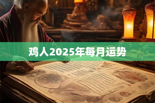鸡人2025年每月运势