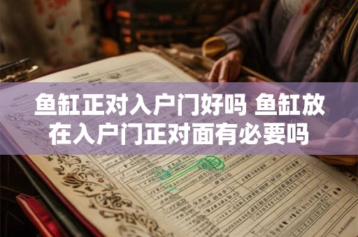 鱼缸正对入户门好吗 鱼缸放在入户门正对面有必要吗