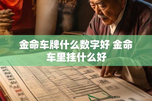 金命车牌什么数字好 金命车里挂什么好