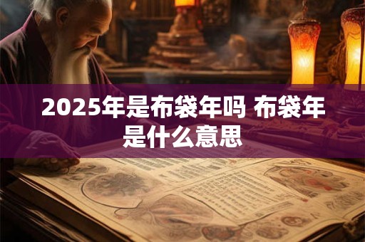 2025年是布袋年吗 布袋年是什么意思