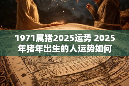 1971属猪2025运势 2025年猪年出生的人运势如何