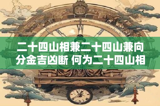 二十四山相兼二十四山兼向分金吉凶断 何为二十四山相兼如何准确分金吉凶