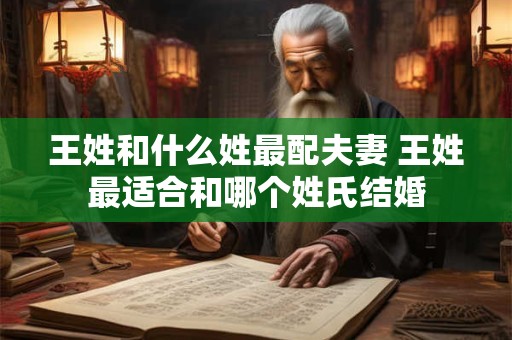 王姓和什么姓最配夫妻 王姓最适合和哪个姓氏结婚