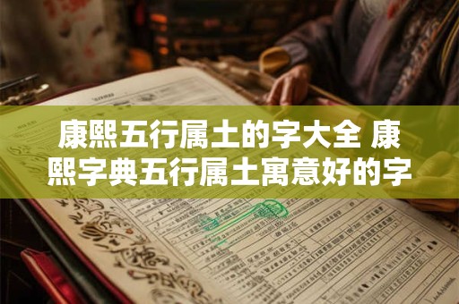 康熙五行属土的字大全 康熙字典五行属土寓意好的字
