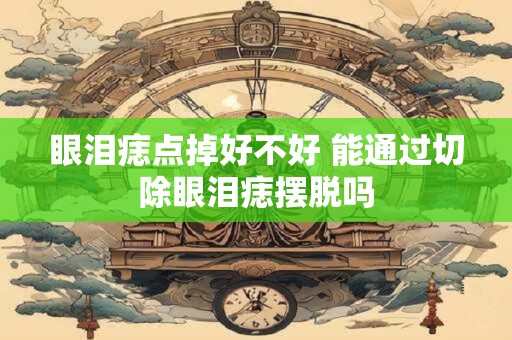 眼泪痣点掉好不好 能通过切除眼泪痣摆脱吗