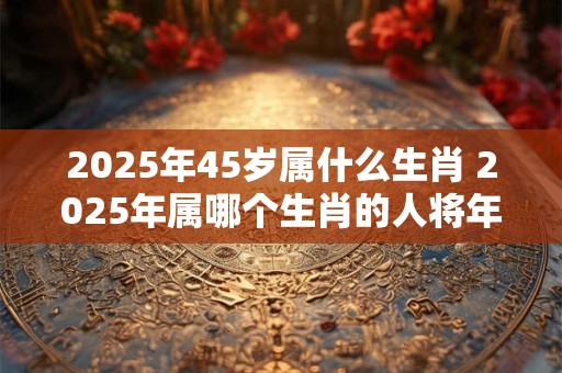 2025年45岁属什么生肖 2025年属哪个生肖的人将年满45岁