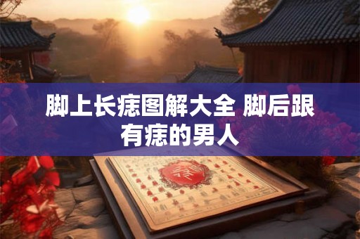 脚上长痣图解大全 脚后跟有痣的男人