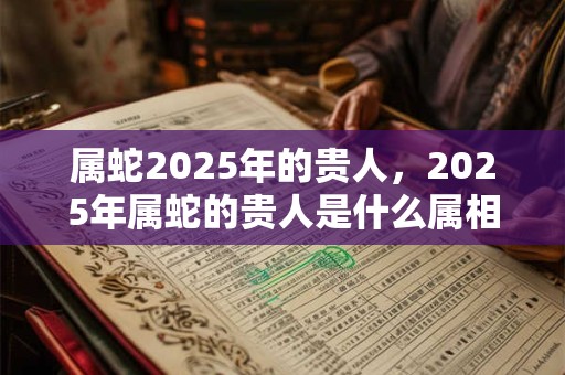 属蛇2025年的贵人，2025年属蛇的贵人是什么属相？