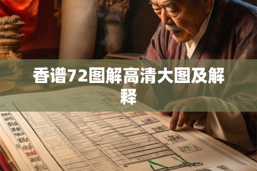 香谱72图解高清大图及解释