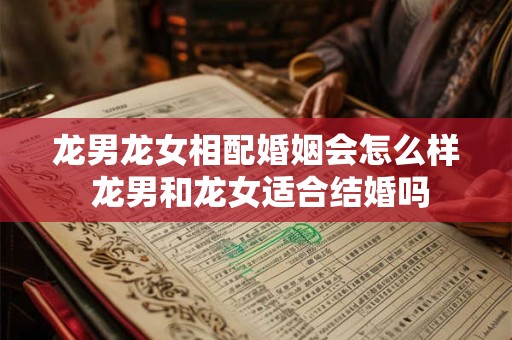 龙男龙女相配婚姻会怎么样 龙男和龙女适合结婚吗