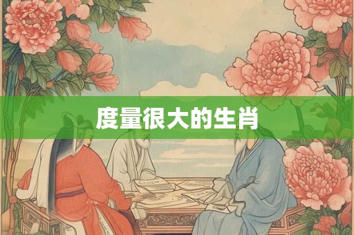 度量很大的生肖
