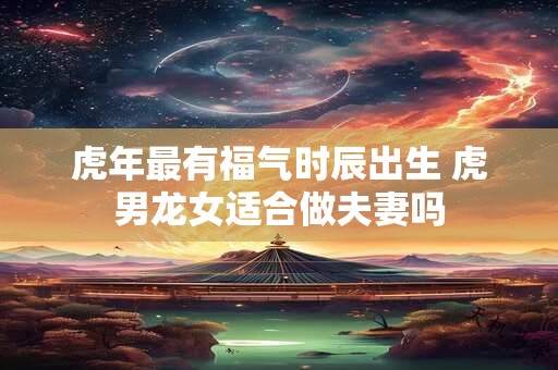 虎年最有福气时辰出生 虎男龙女适合做夫妻吗