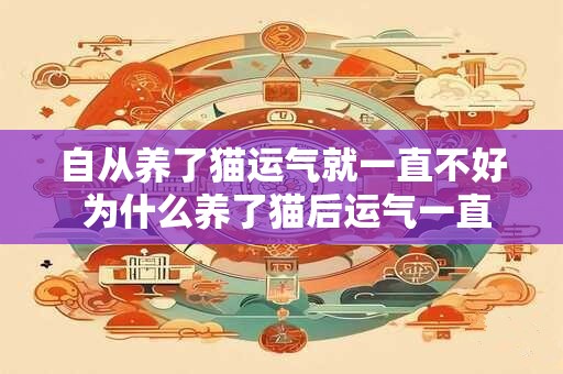 自从养了猫运气就一直不好 为什么养了猫后运气一直不好