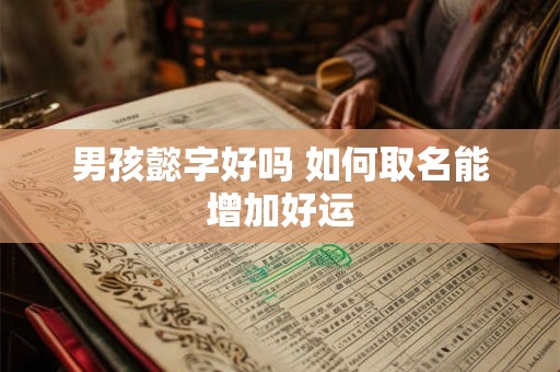 男孩懿字好吗 如何取名能增加好运