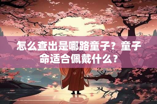 怎么查出是哪路童子？童子命适合佩戴什么？