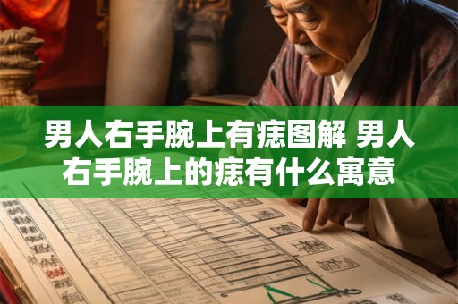 男人右手腕上有痣图解 男人右手腕上的痣有什么寓意